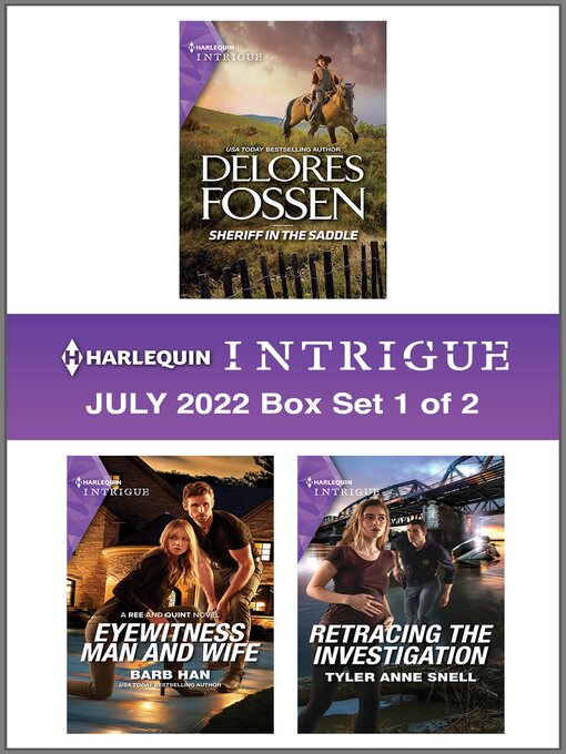 Title details for Harlequin Intrigue: July 2022 Box Set 1 of 2 by Delores Fossen - Available